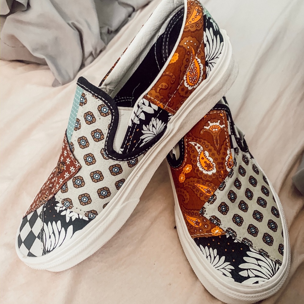 patterned vans